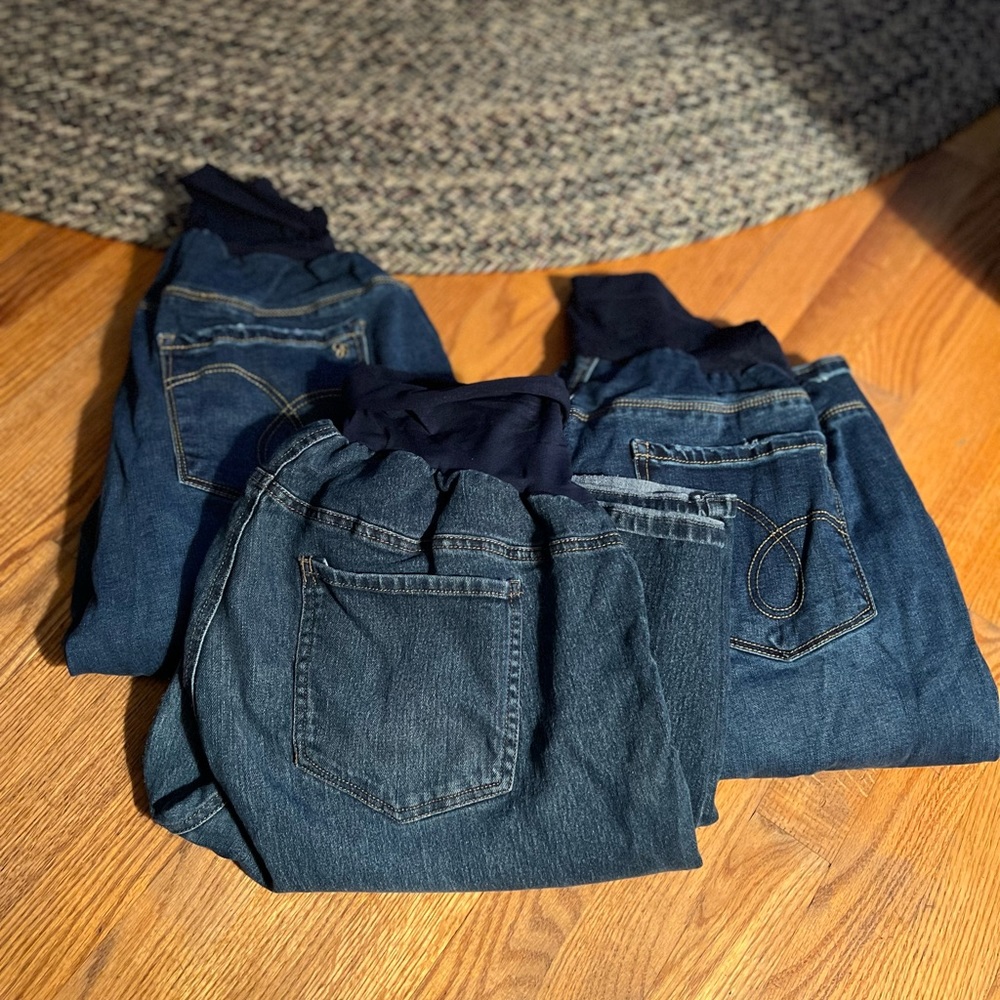 Plus size maternity jeans